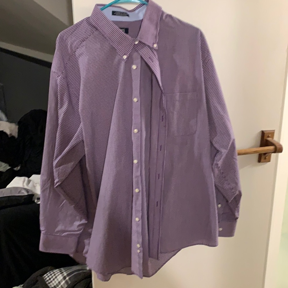 Chaps classic fit twill 2xl 18.5 collar